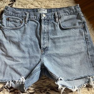 Agolde Parker Long Light Wash Sz 28